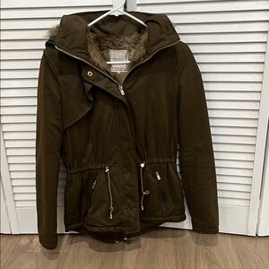 Olive Green Women's Winter Jacket